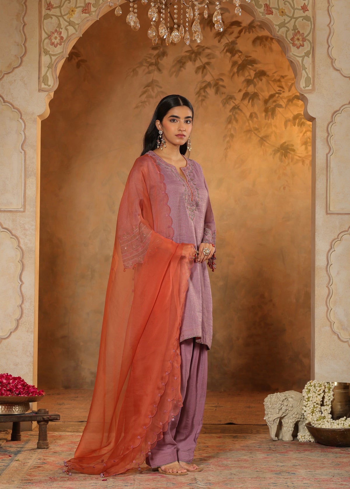 Lavender Dusk Kurta Set