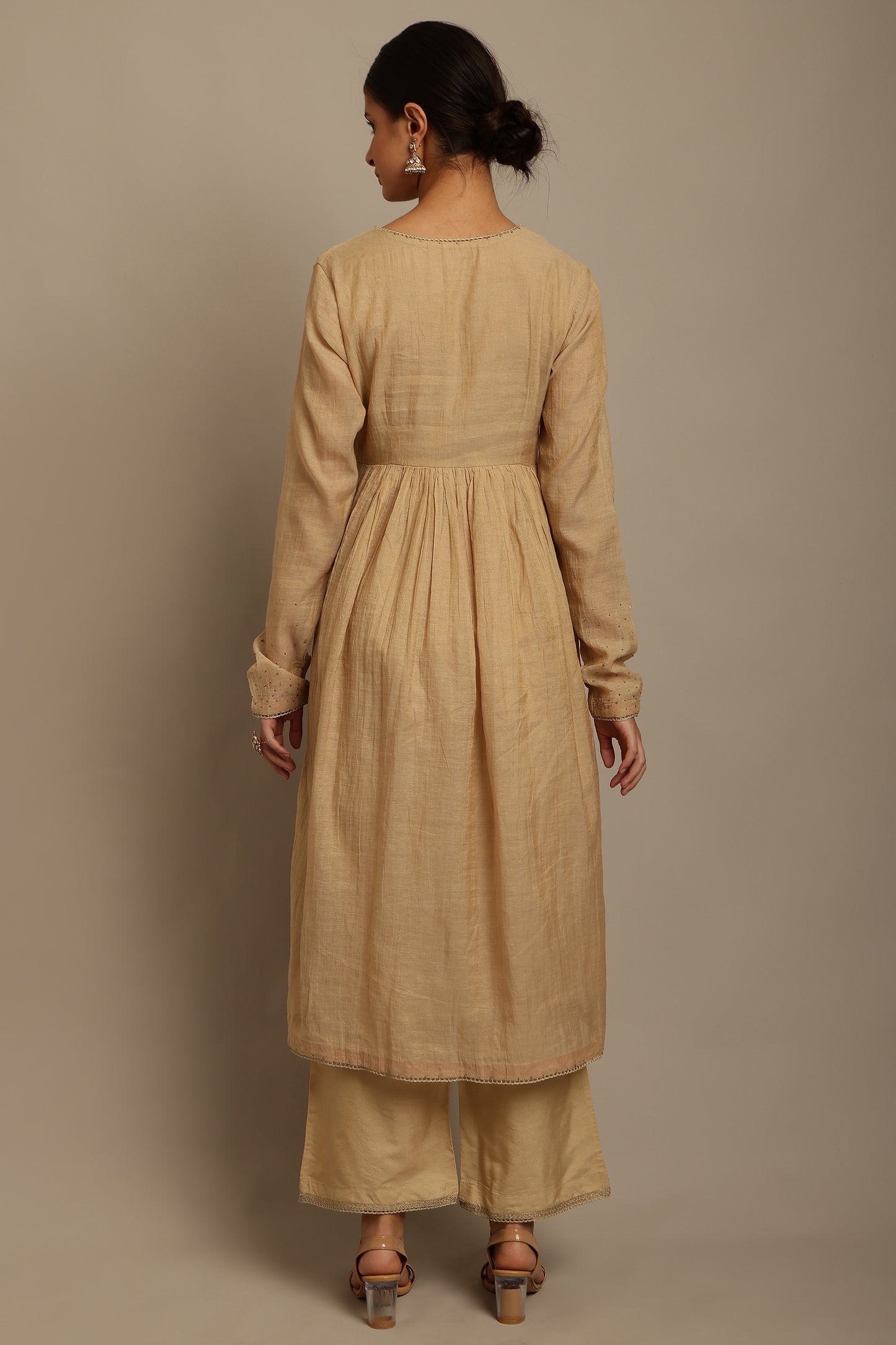 Beige Kurta Set