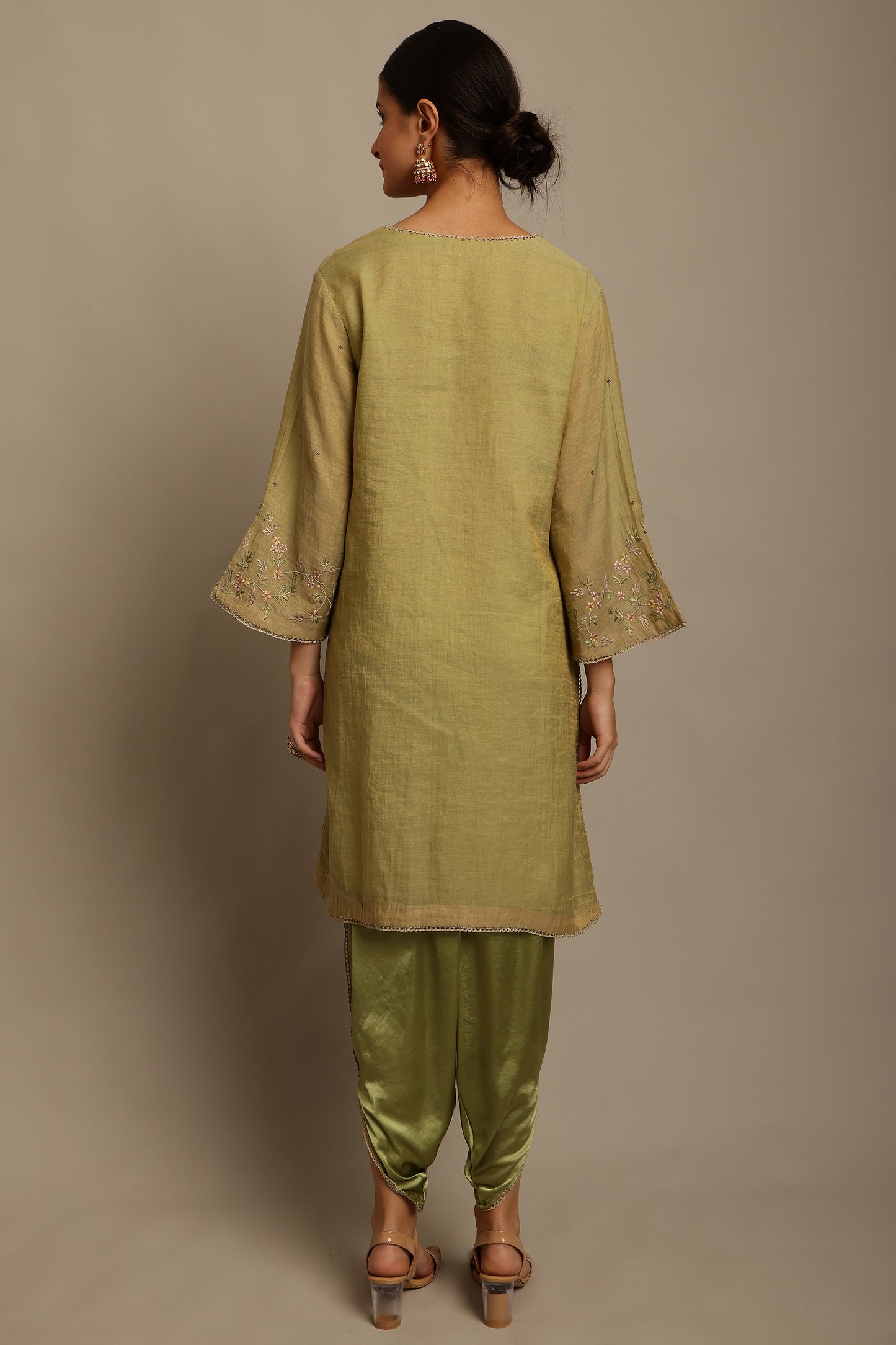 Green Kurta Set
