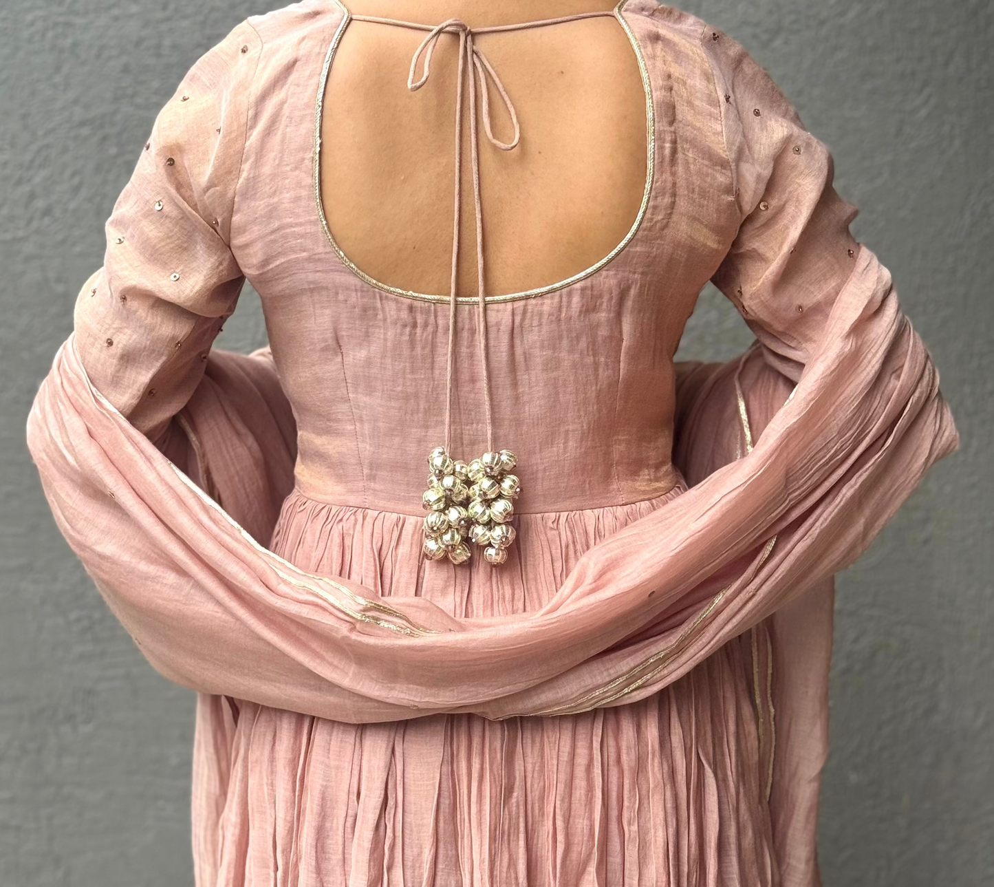 Blush Pink Anarkali Set