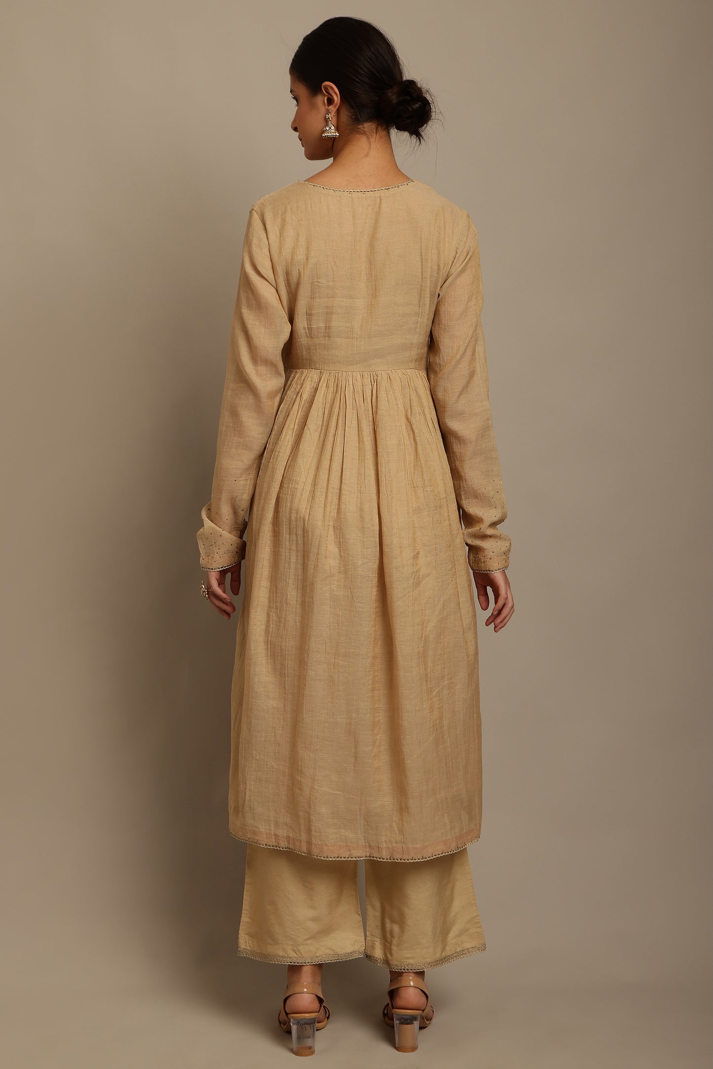 Beige Kurta Set