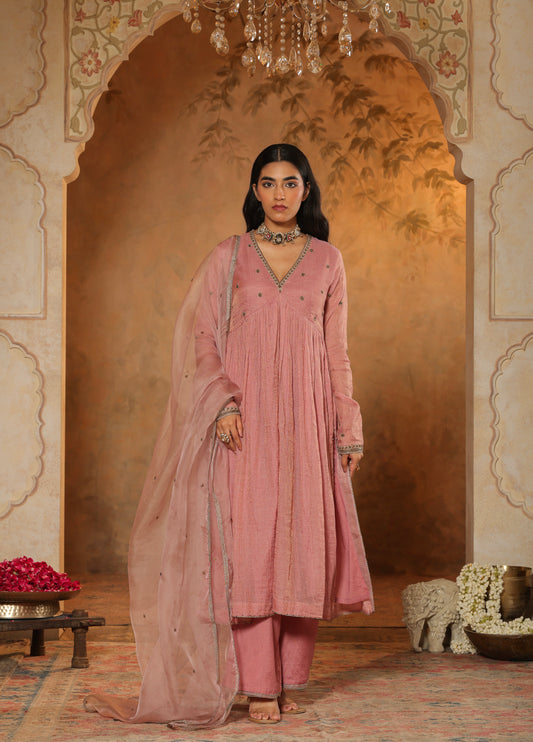 Rose Pink Kurta Set
