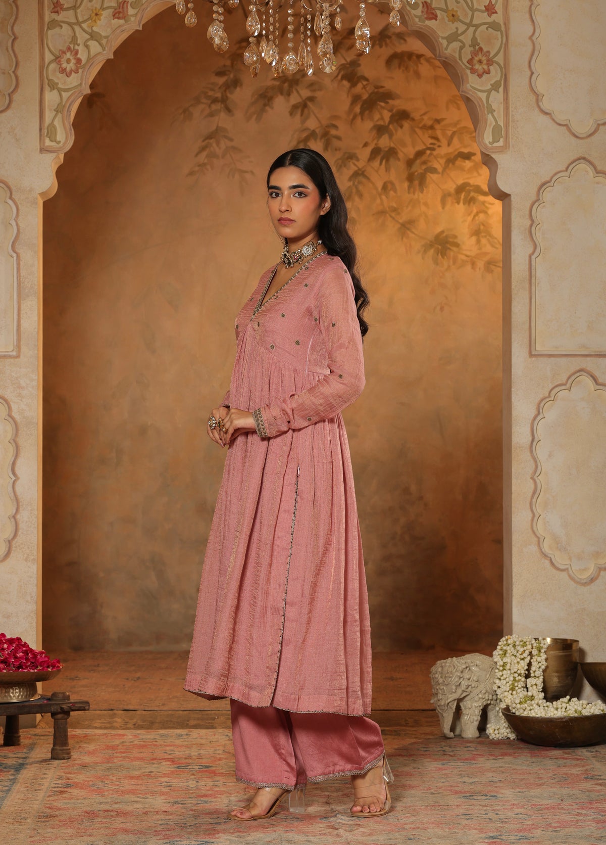 Rose Pink Kurta Set