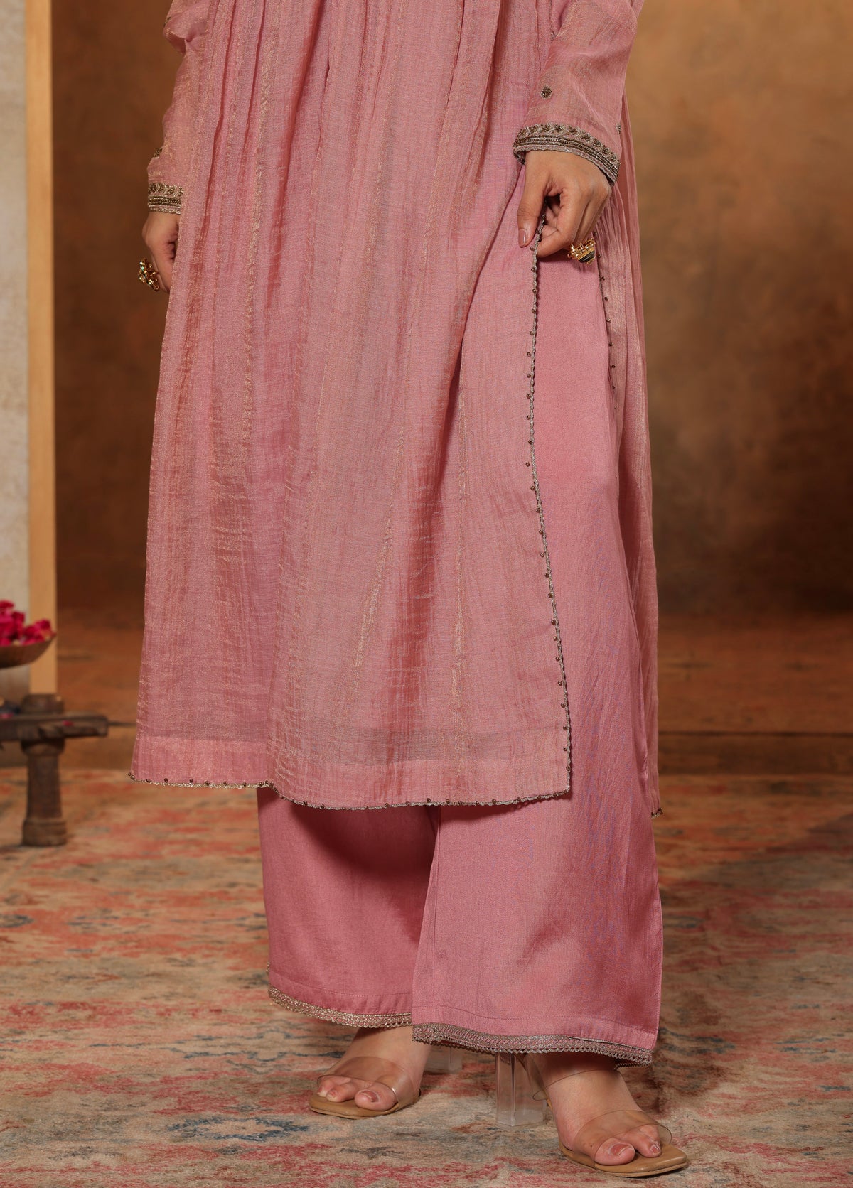 Rose Pink Kurta Set