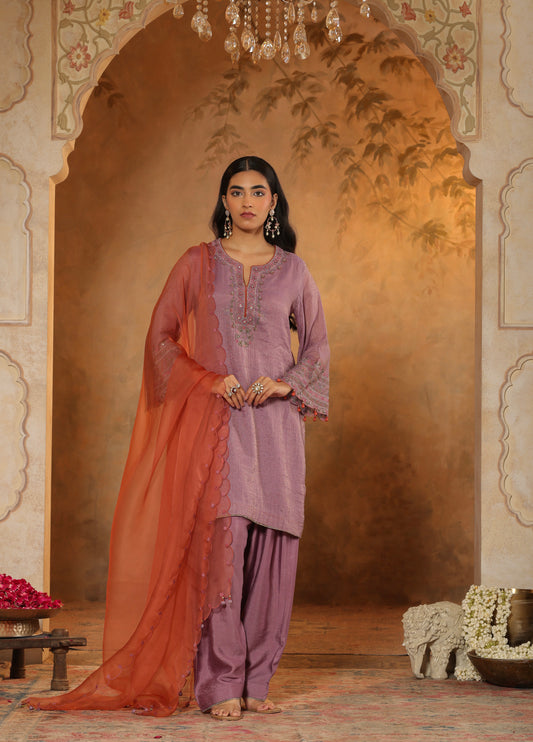 Lavender Dusk Kurta Set