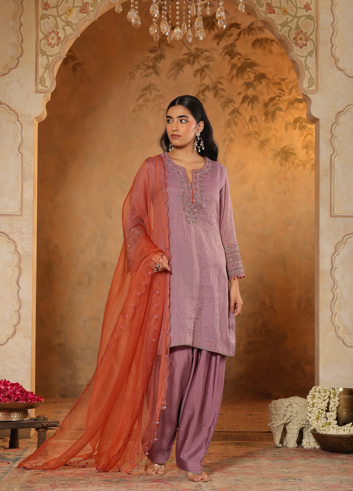 Lavender Dusk Kurta Set