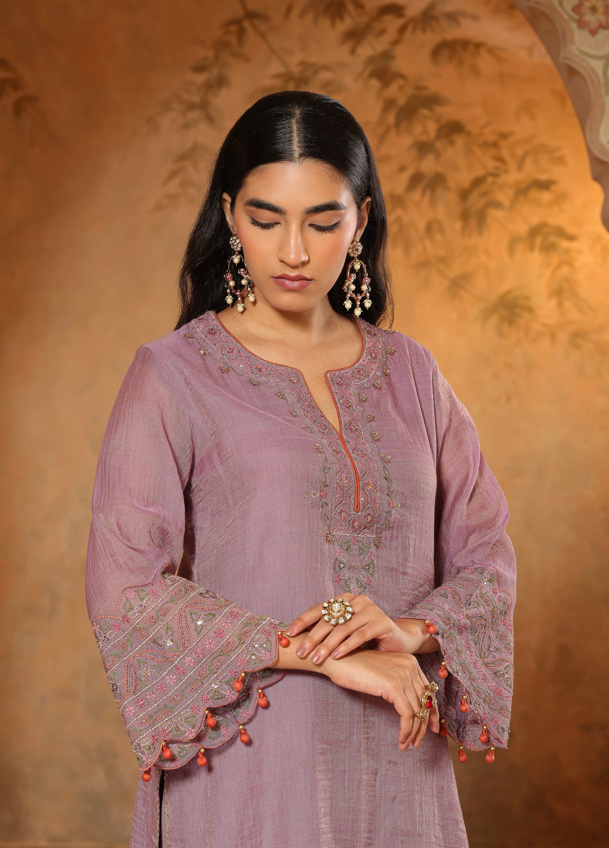 Lavender Dusk Kurta Set