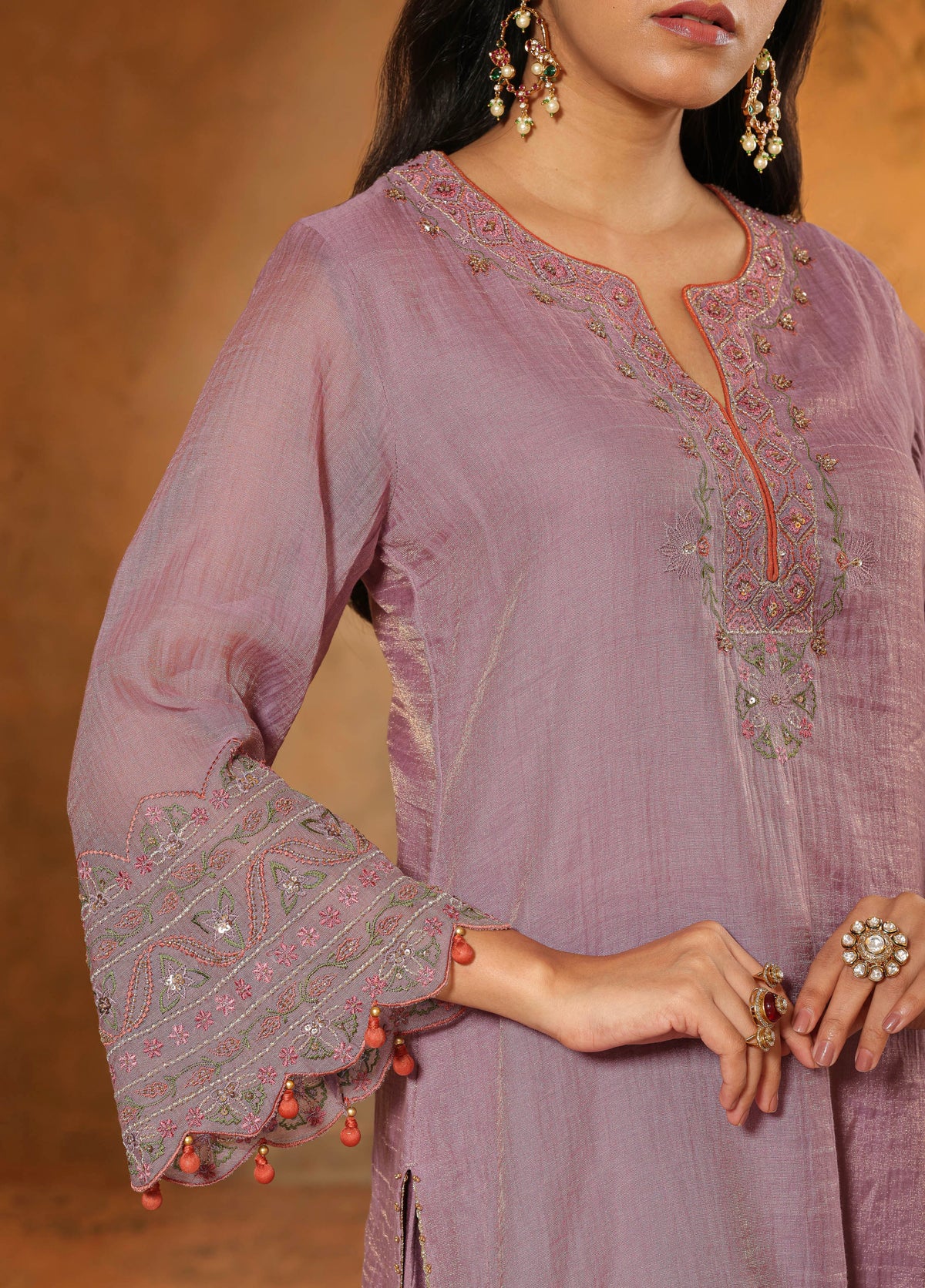 Lavender Dusk Kurta Set