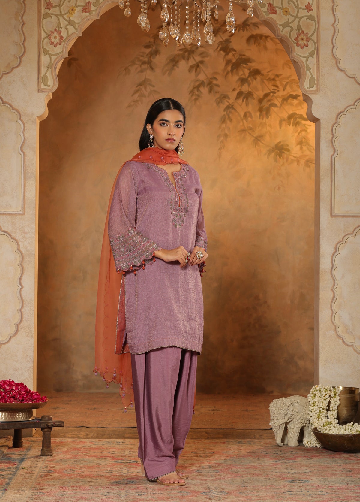 Lavender Dusk Kurta Set
