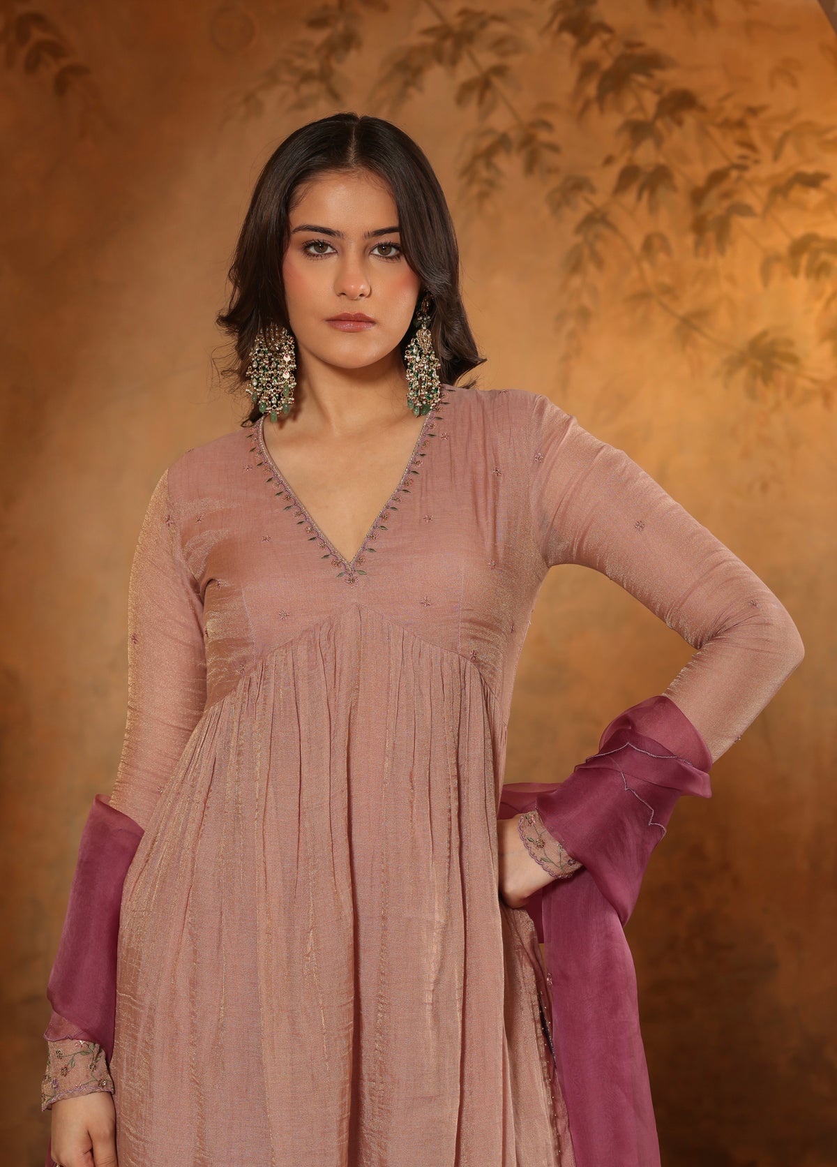 Dusty Mauve Kurta Set