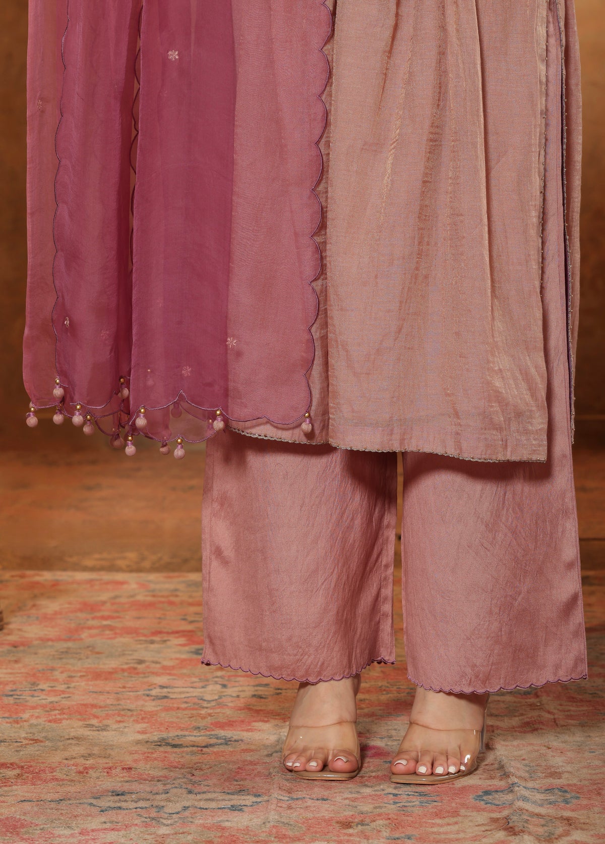 Dusty Mauve Kurta Set