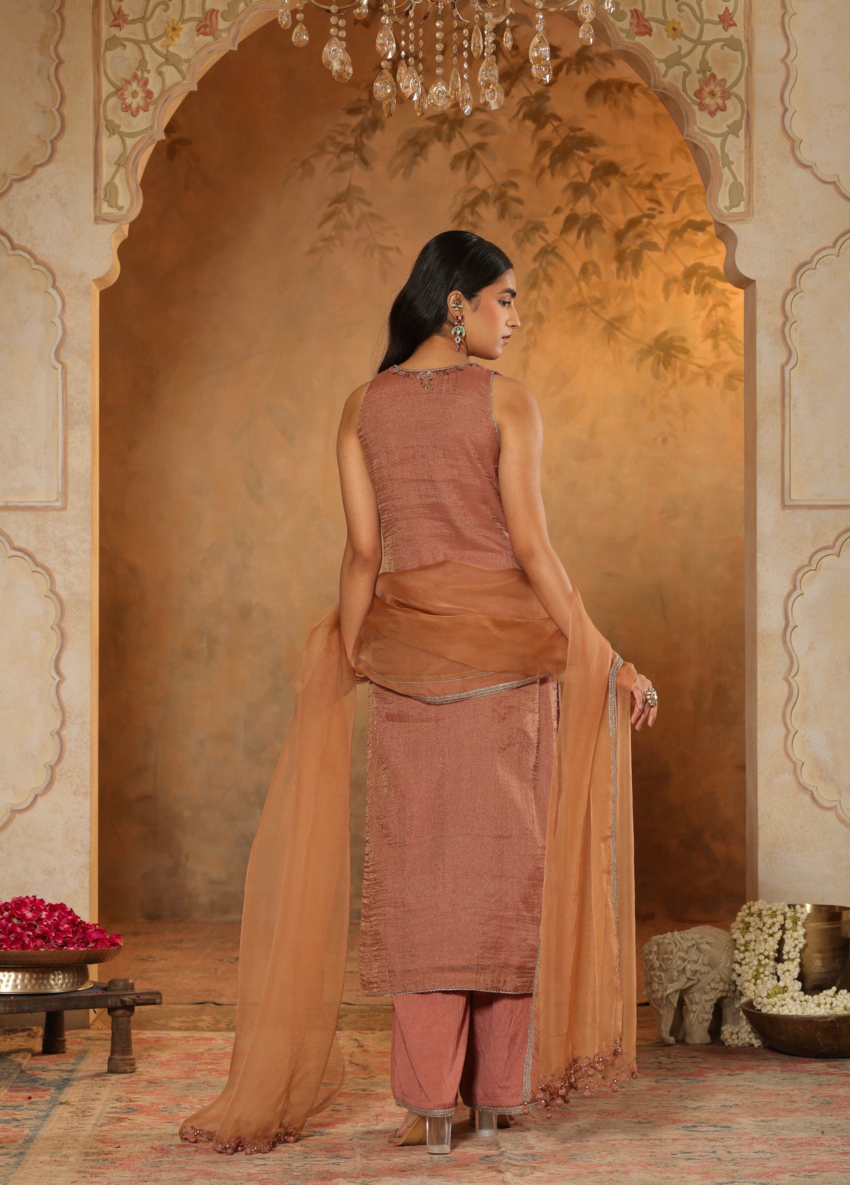 Soft Terracotta Kurta Set