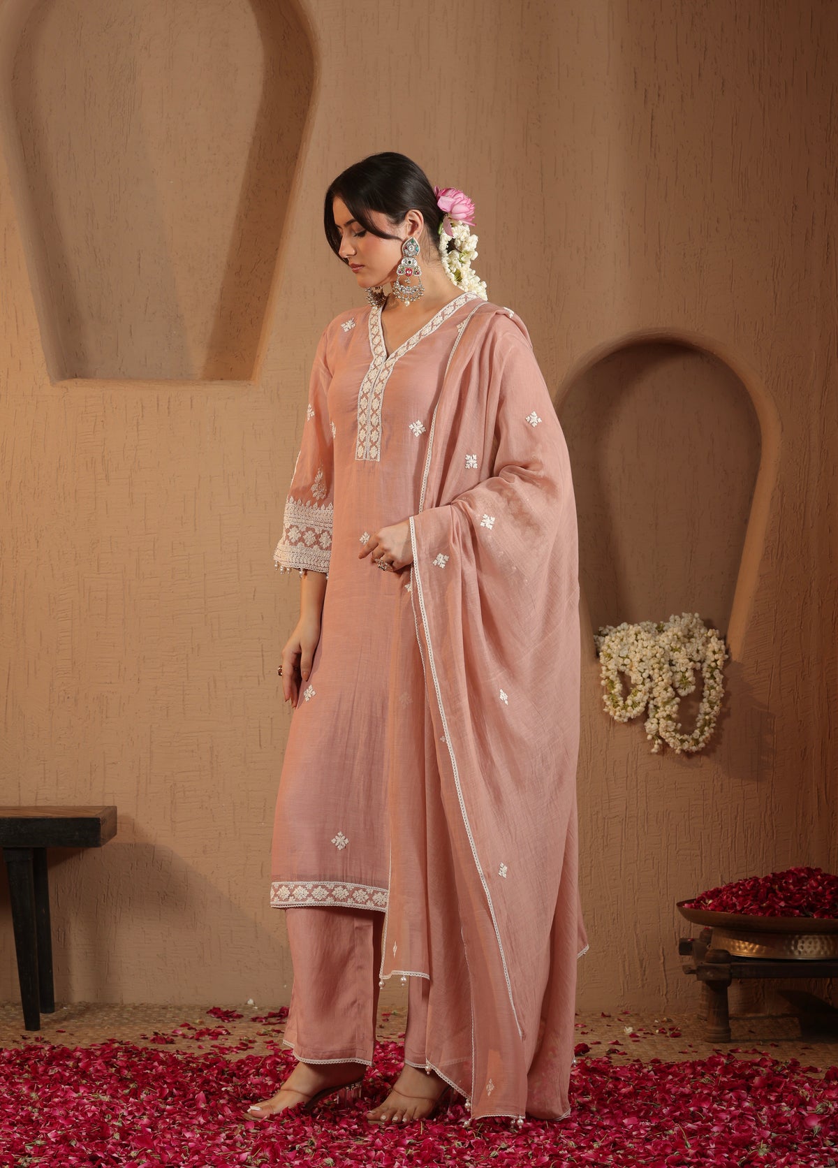 Dusty Pink Kurta Set
