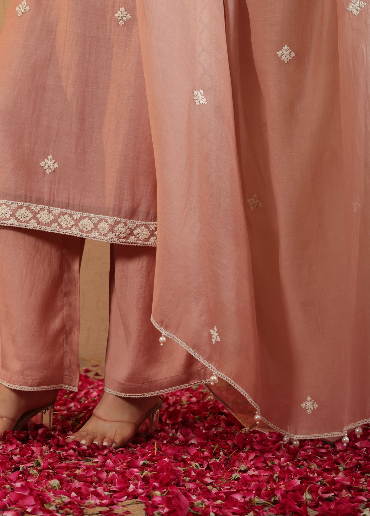 Dusty Pink Kurta Set