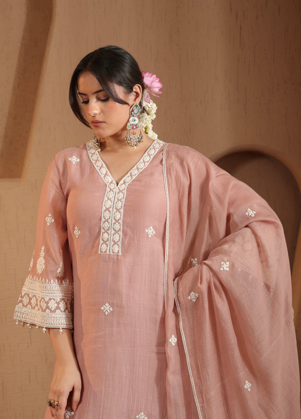 Dusty Pink Kurta Set