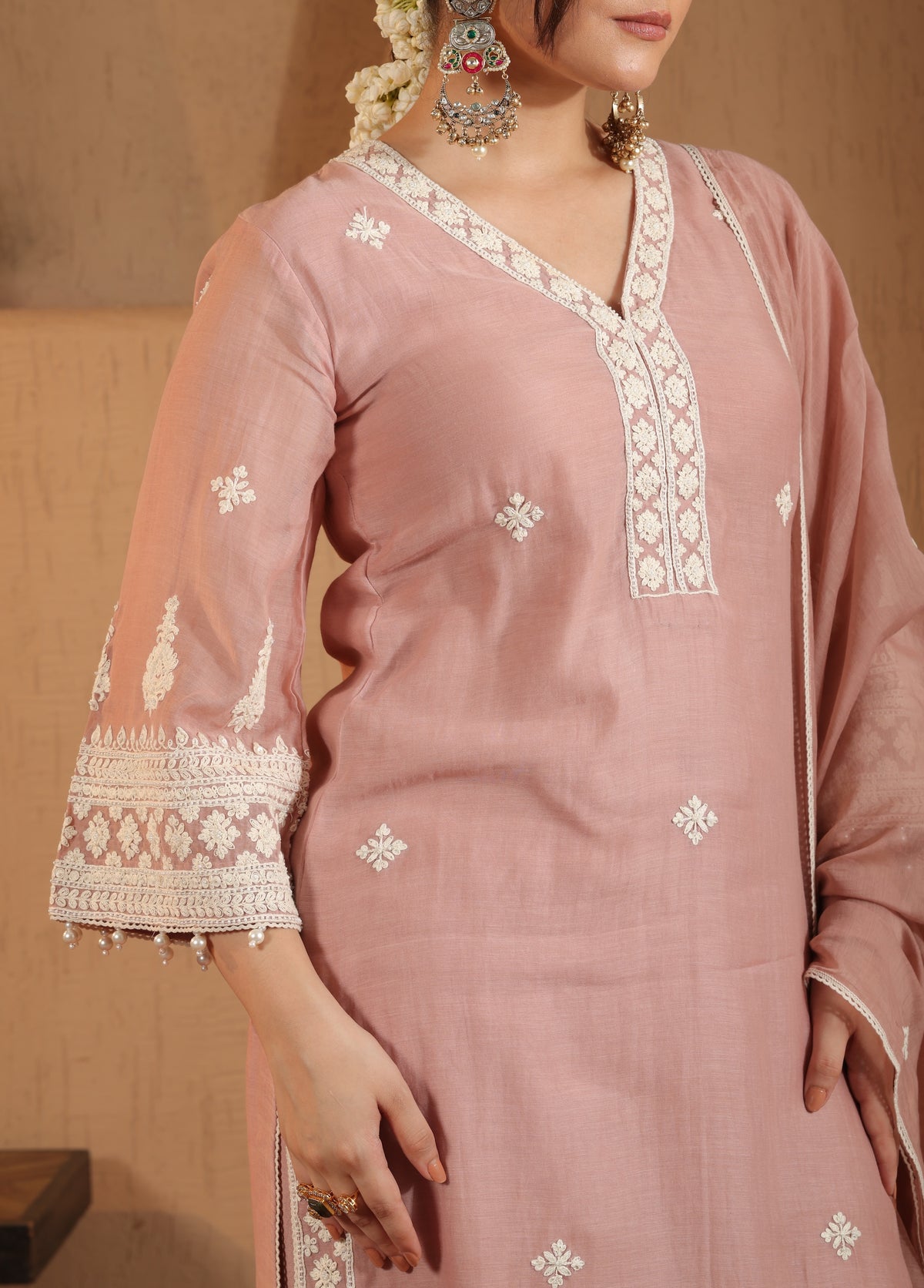 Dusty Pink Kurta Set