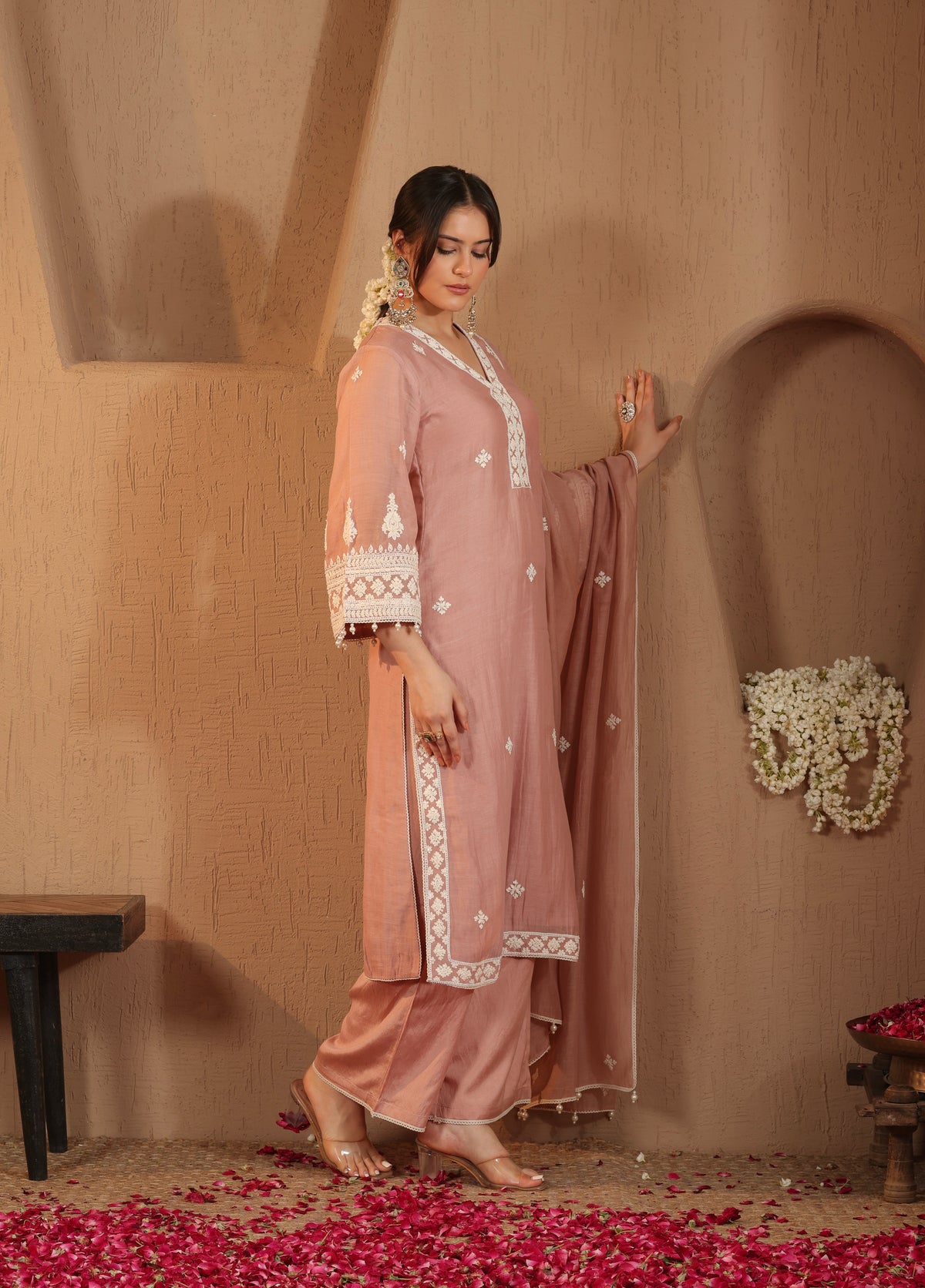 Dusty Pink Kurta Set