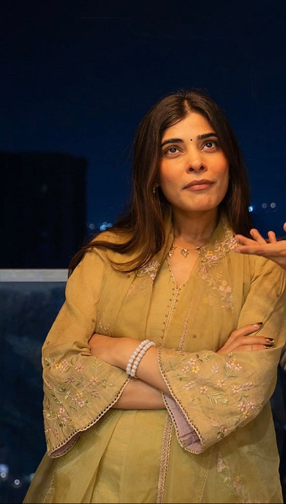 Green Kurta Set