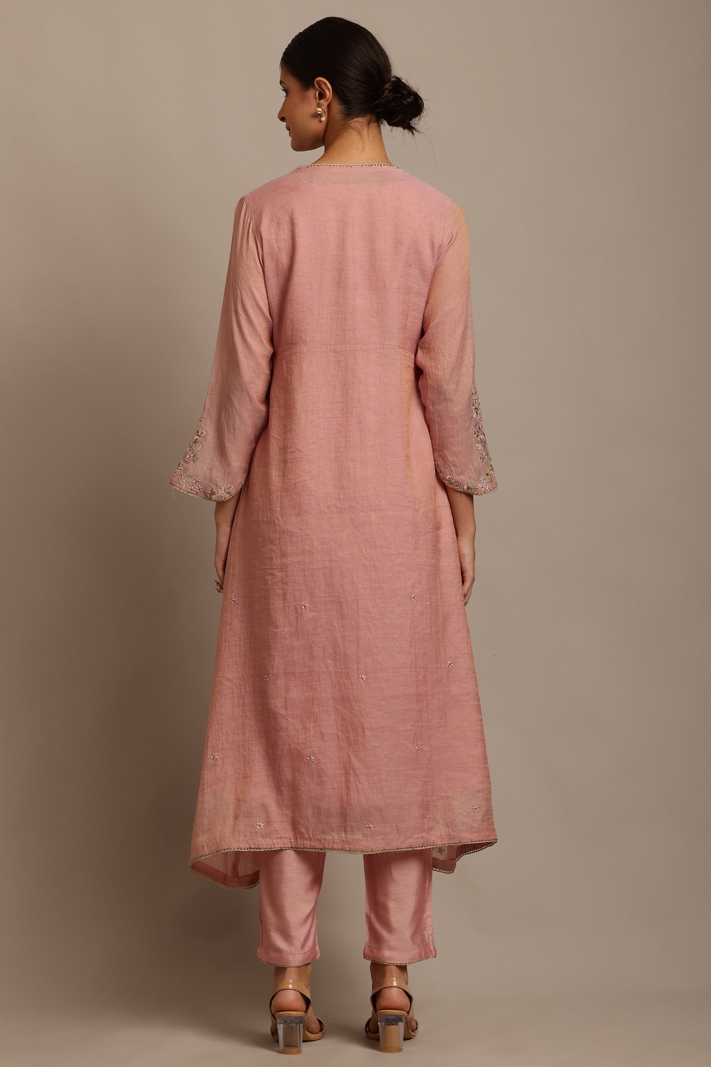 Soft Pink Angrakha Set
